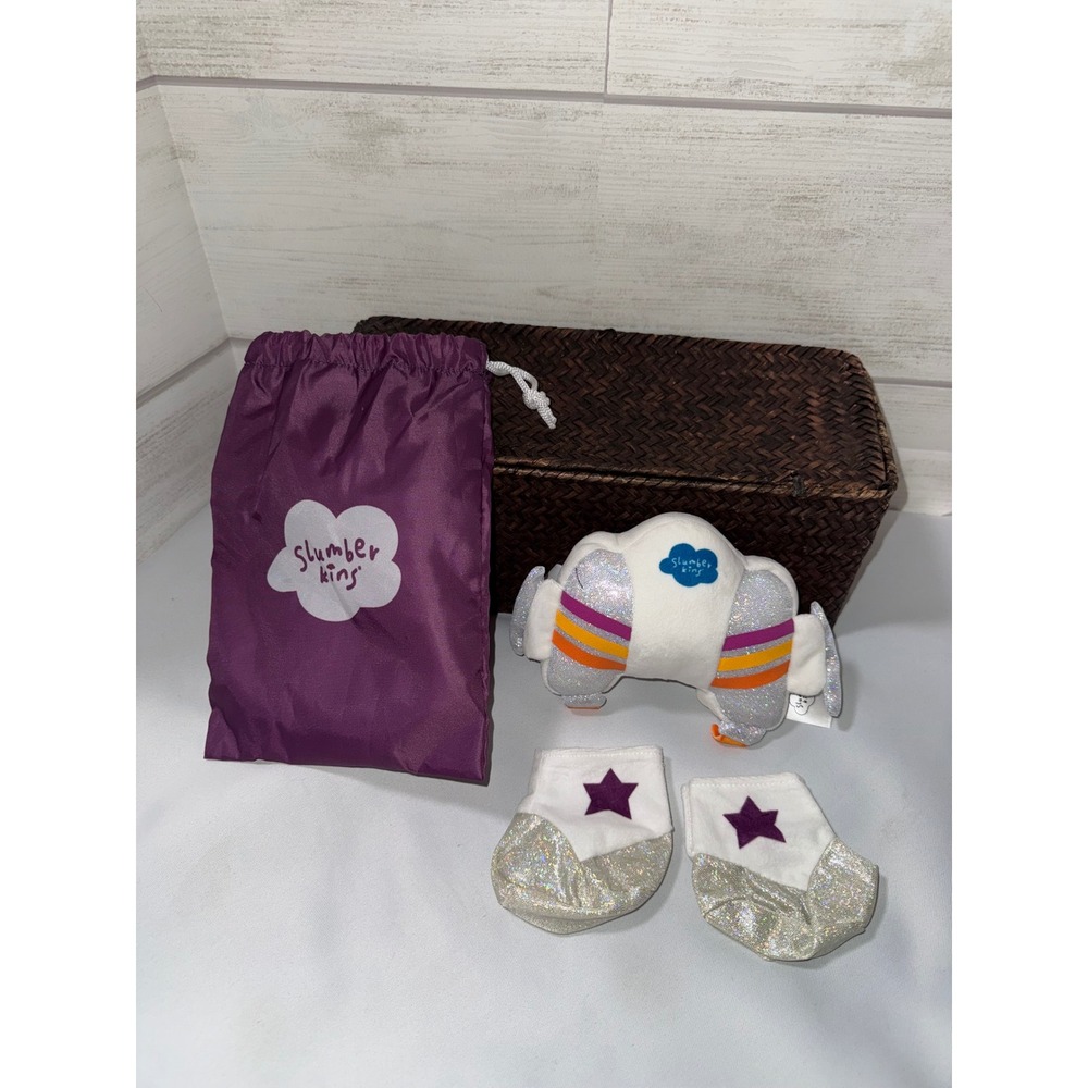 Slumberkins Slumber King Kin Accessories Set Jetpack Booties‎ Bag Star Glitter